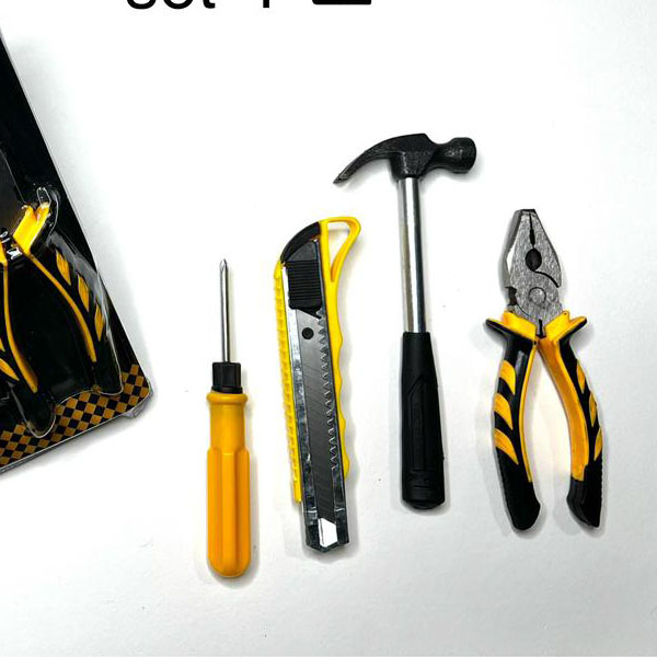 4-piece tool set ست ابزار 4 تیکه