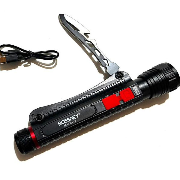 Pocket knife flashlight چراغ قوه چاقوی جیبی مدل P50