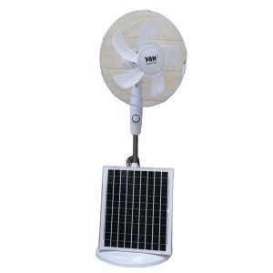 پنکه خورشیدی ایستاده HS-168 برند YSH با پره های بزرگ و پنل خورشیدی