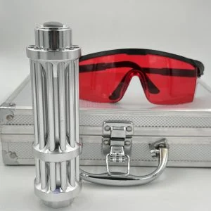 لیزر حرارتی دیودی آبی با بدنه استیل و سری‌های دایره‌ای